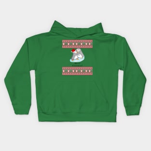 Penguin Christmas Sweater Kids Hoodie